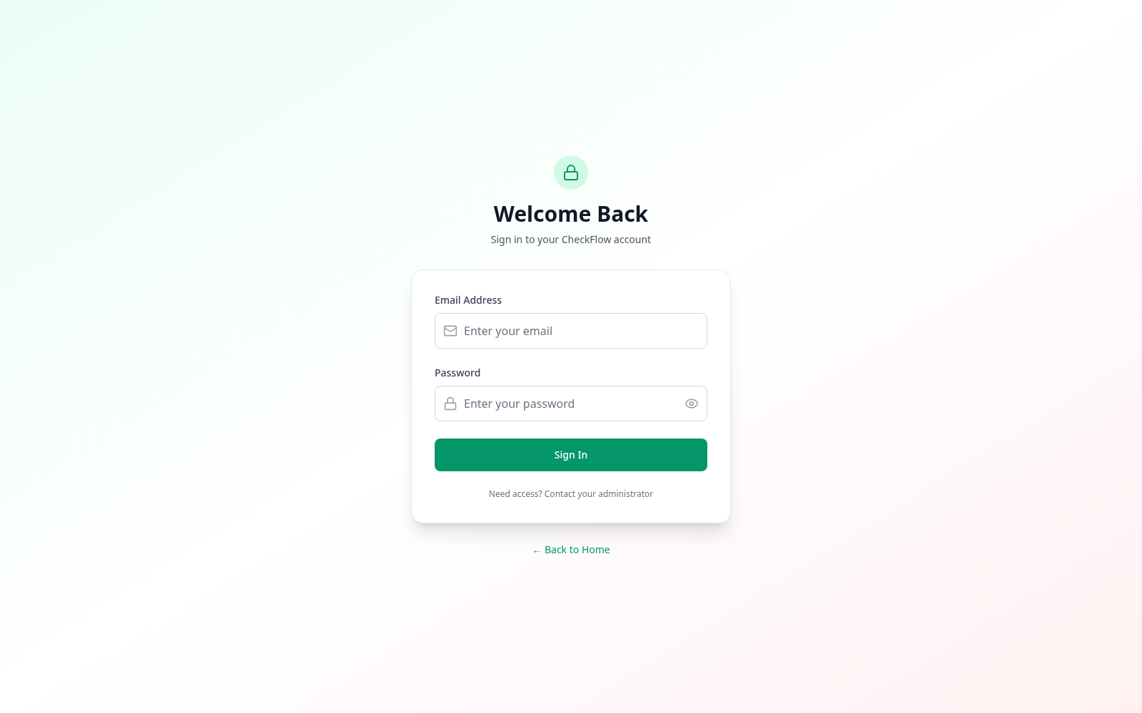 CheckFlow screenshot